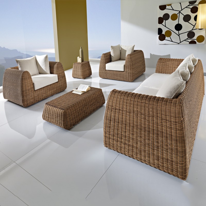 Lounge Set per esterno Cactus bronzo