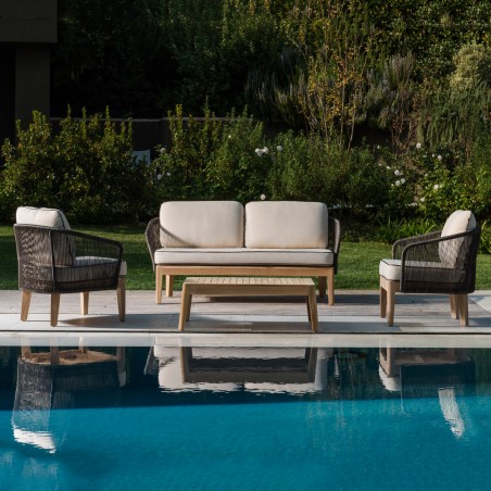 Lounge Set Dakota design per esterno - brown