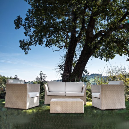 Lounge Set Don Pepe design per esterno - bianco