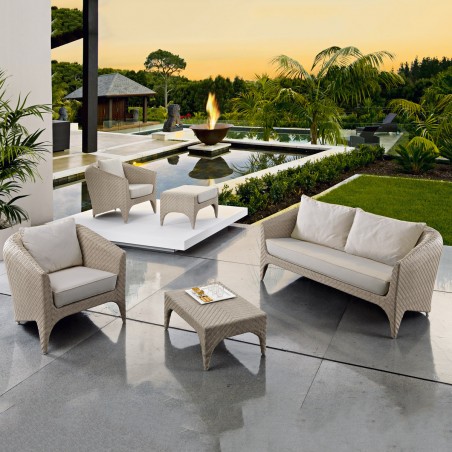 Lounge Set Plaza design per esterno - bianco