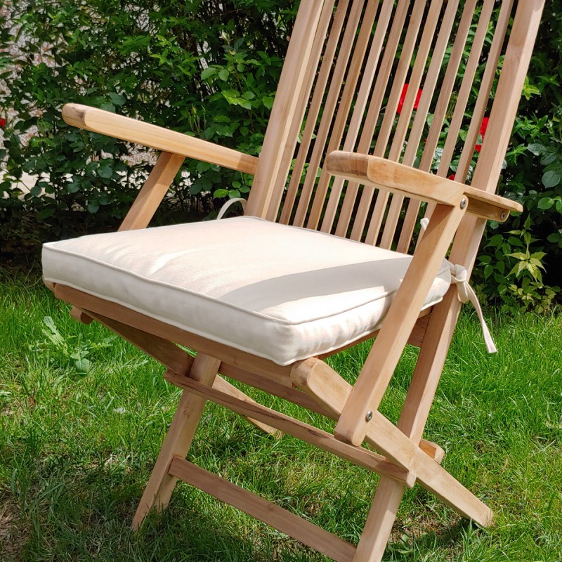 Cuscino seduta per sedia outdoor Colore Bianco