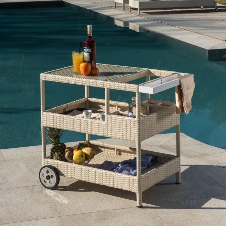 Carrello di servizio per esterno