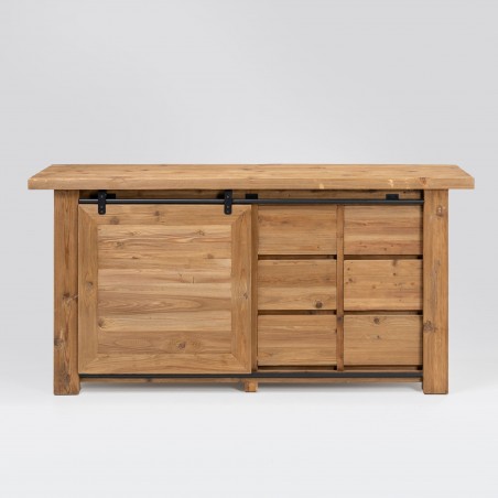 Madia stile industrial anta scorrevole - 180 cm