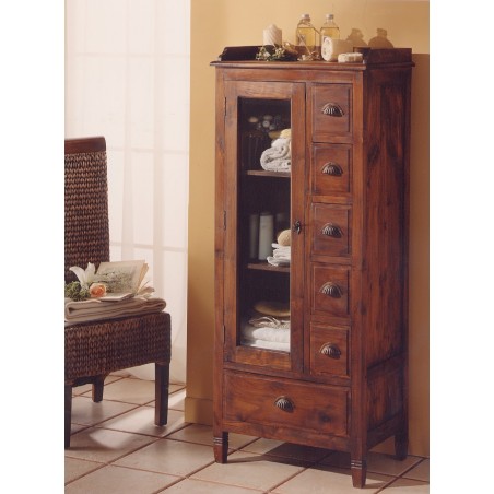 Mobile Vanity stile coloniale in teak