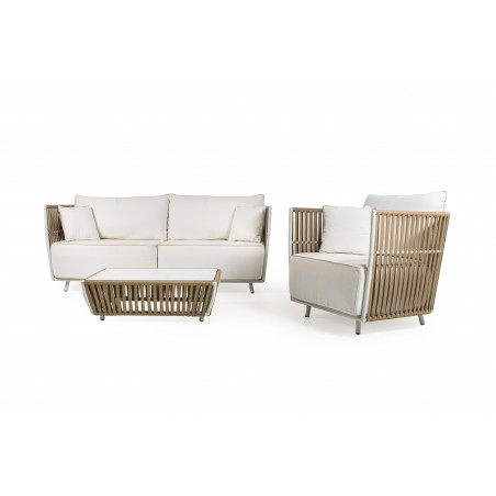 Lounge Set Gilda design per esterno (con divano 3 posti)