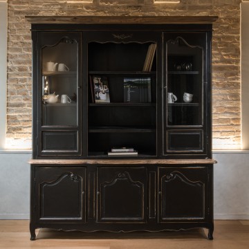 Credenza vetrina nero...